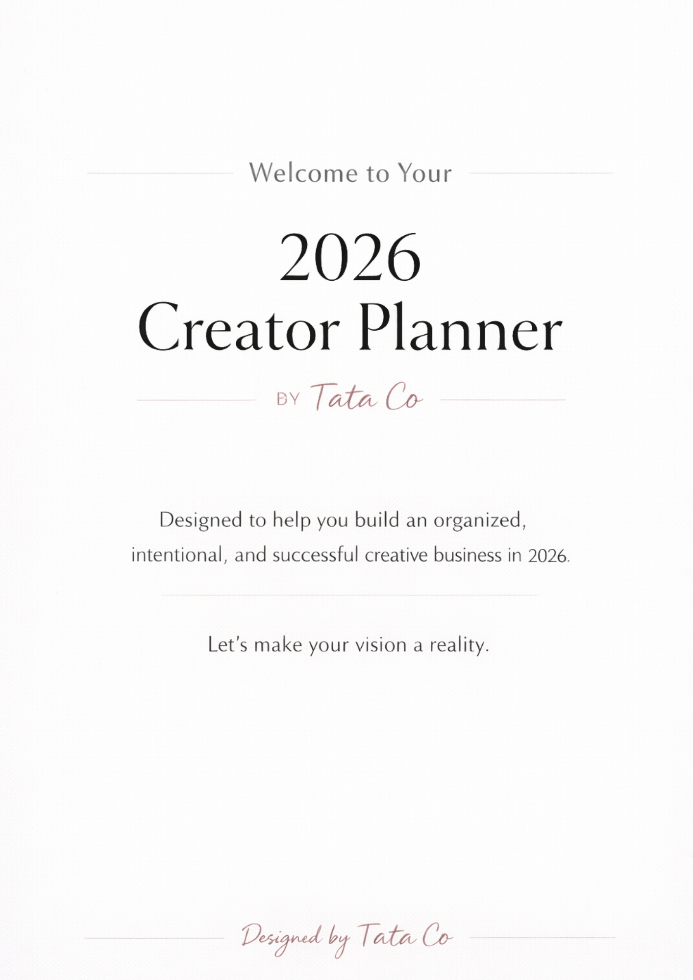 Creator Planner