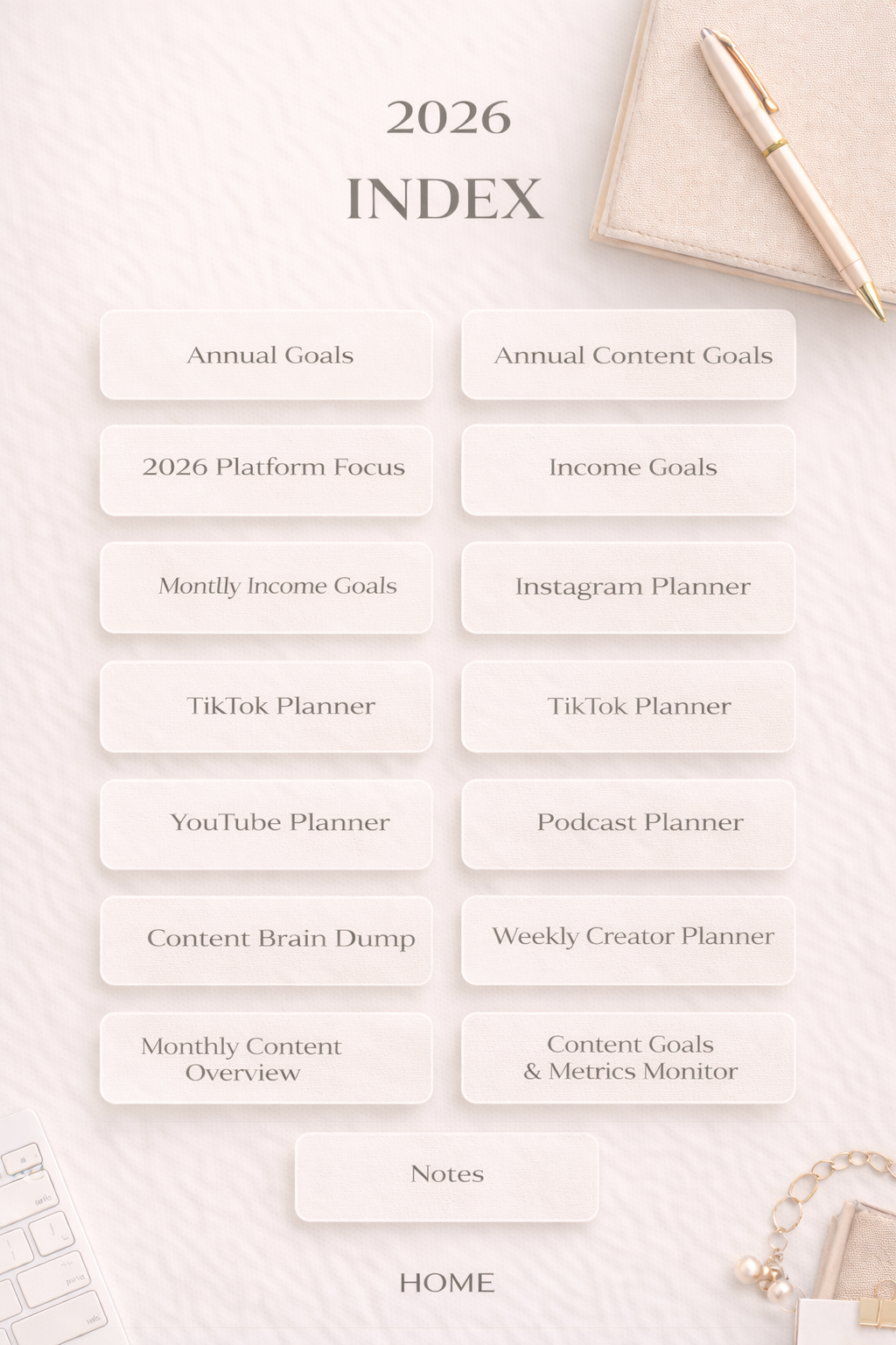 Creator Planner