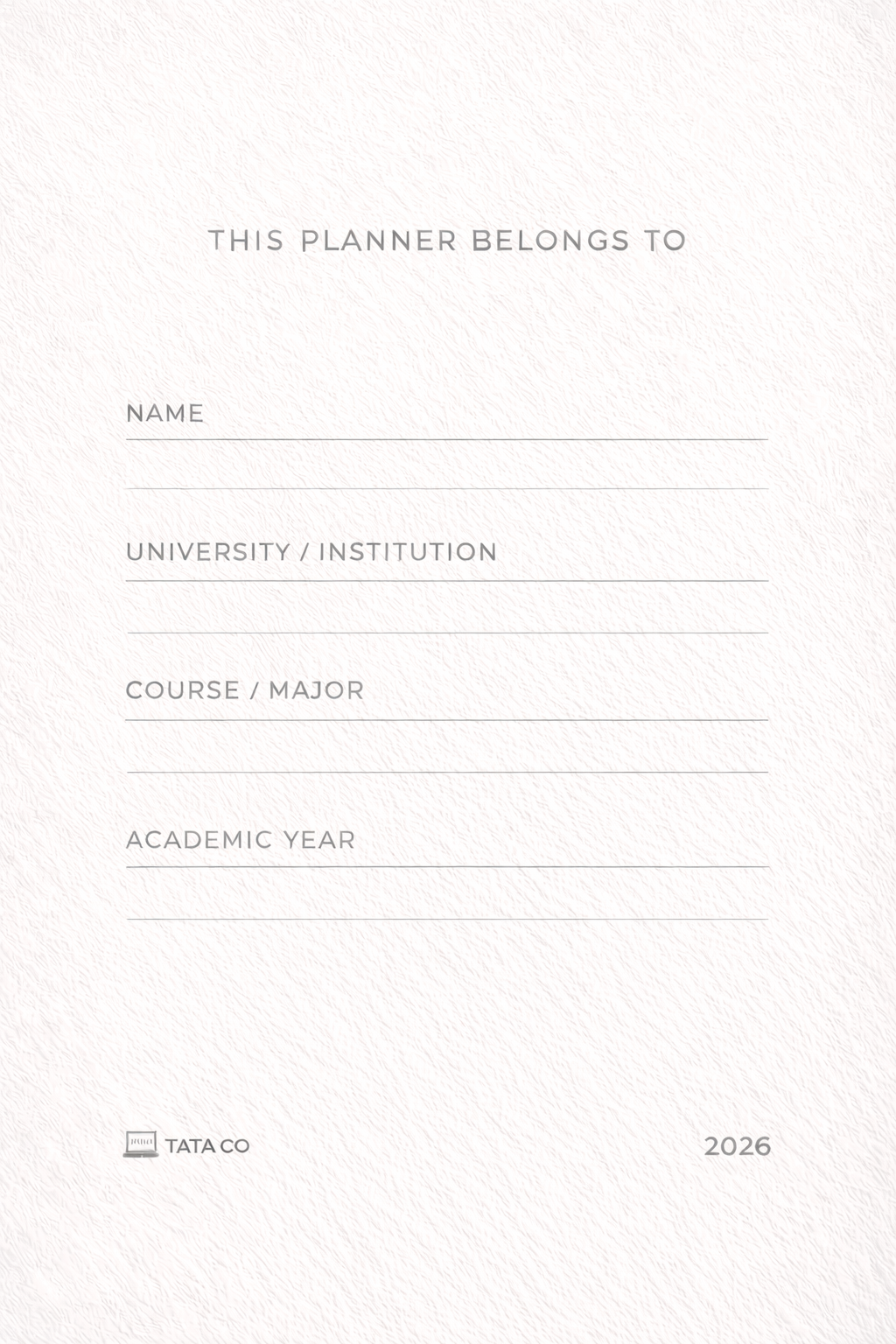 University Planner