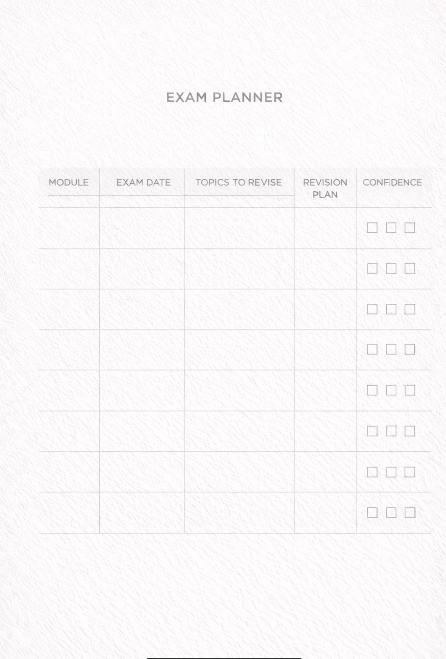 University Planner